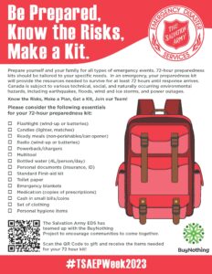 Know the risks. Make a kit