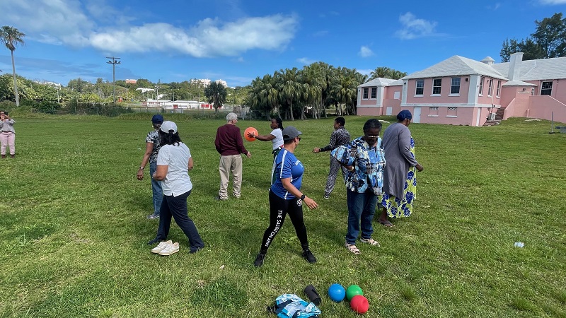 Outdoor activities help seniors improve physical well being