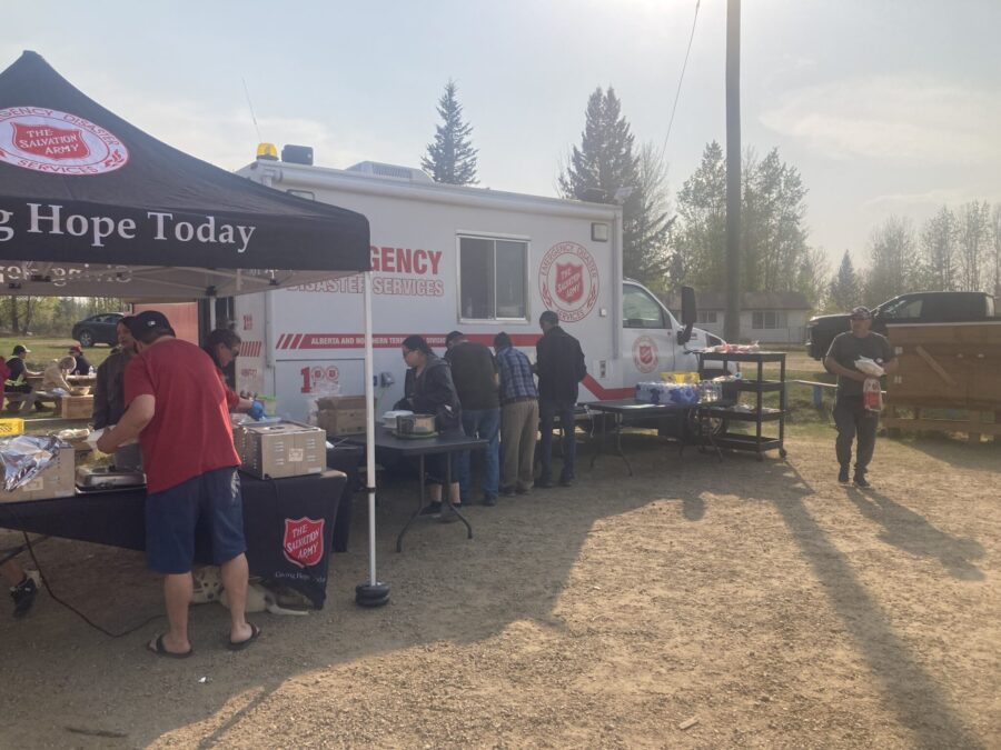 EDS helping on site at the bc, alberta, and yellowknife wildfires