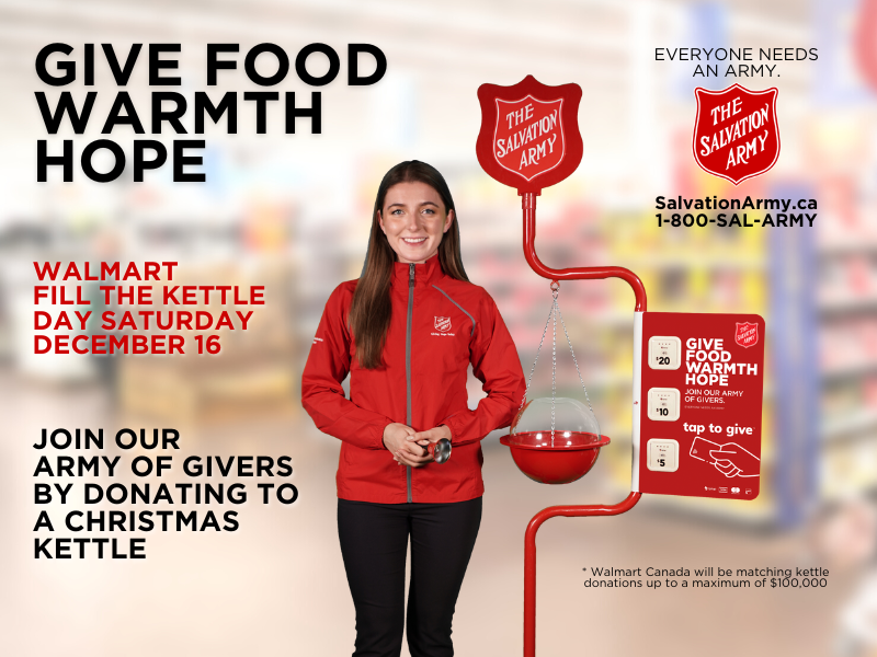 Walmart partners with Salvation Army to double the impact