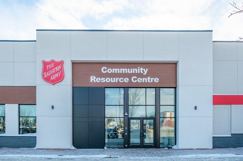 Resource centre front of building