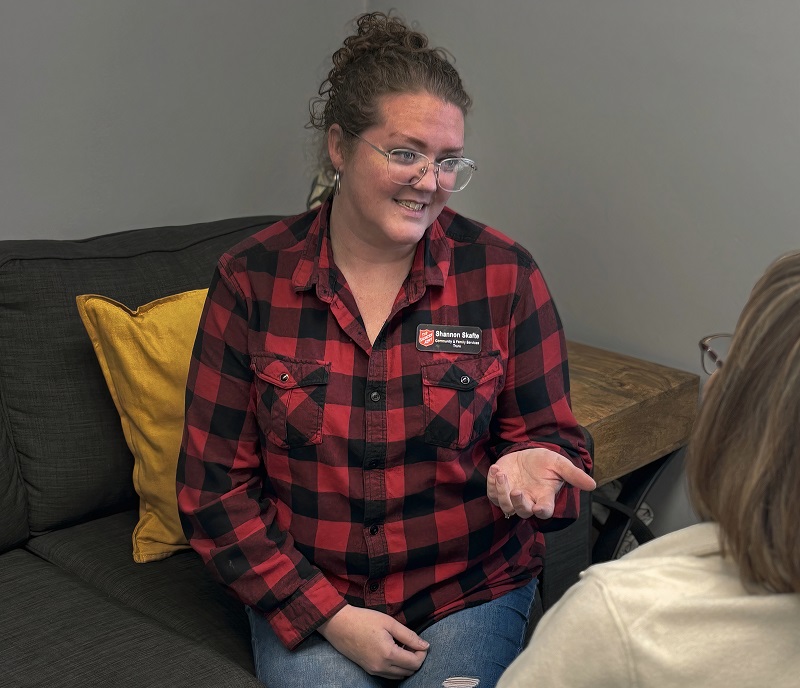 Salvation Army worker offers hand of hope