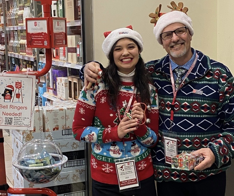 Volunteering at a Kettle is a New Holiday Tradition for Father and Daughter