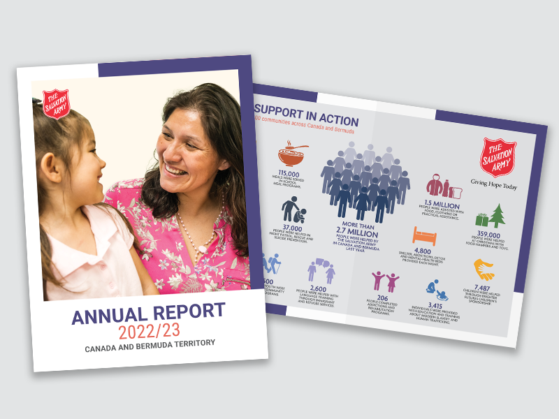 Salvation Army Launches 2022-2023 Annual Report (WATCH)