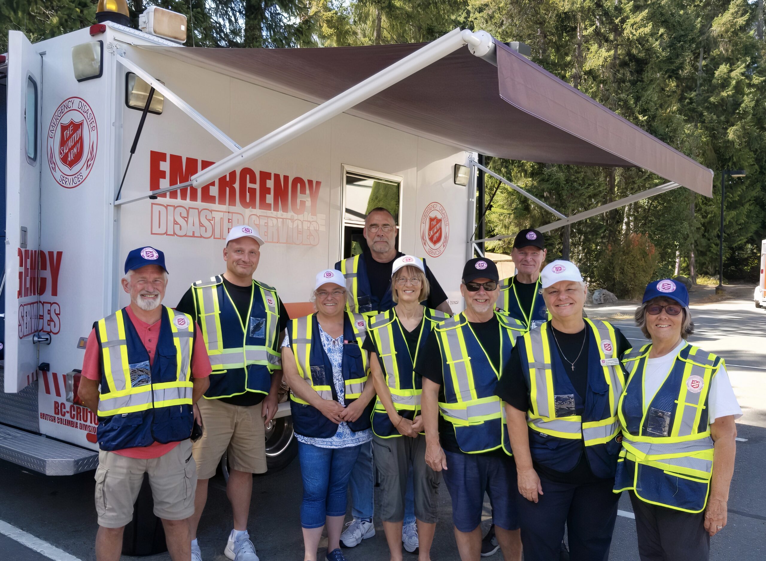 Emergency Disaster Services Teams Respond to Multiple Wildfires in British Columbia