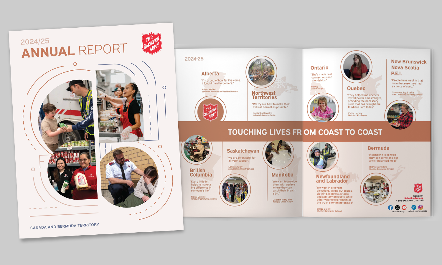 Front cover and insert