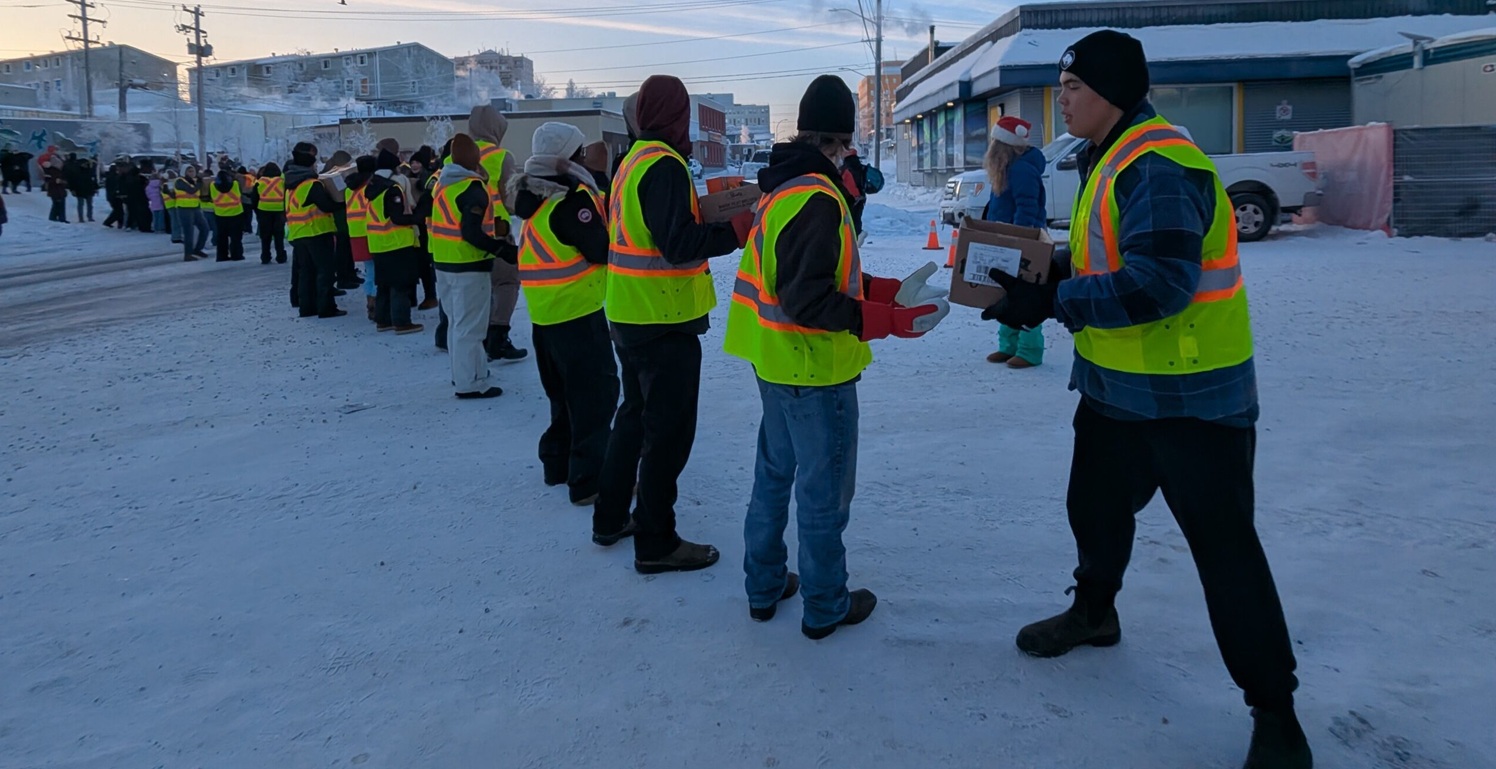 High School’s Food Donation Helps Salvation Army Fight Hunger  in Yellowknife
