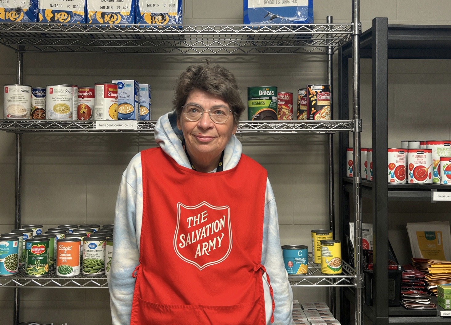 Food Bank Supports a Volunteer Facing Difficult Times