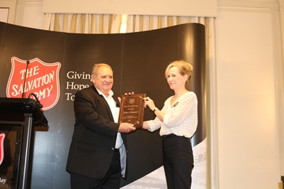 Hope Honoured at Victoria’s William and Catherine Booth Society Luncheon